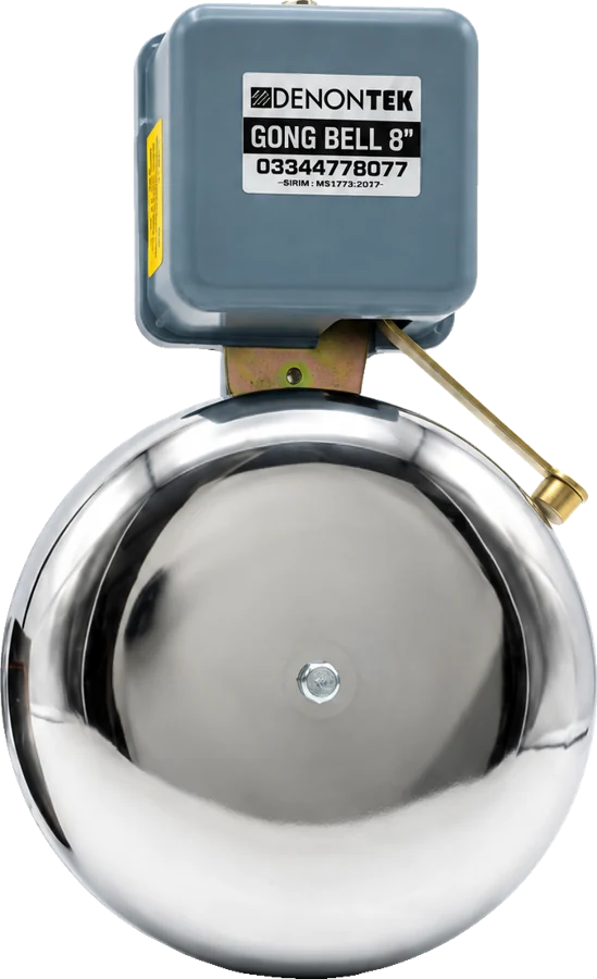 DENONTEK 8 inch electric gong bell